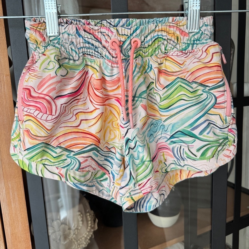 Athleta Girl all play 3” shorts workout running athletic toddler pockets zipper